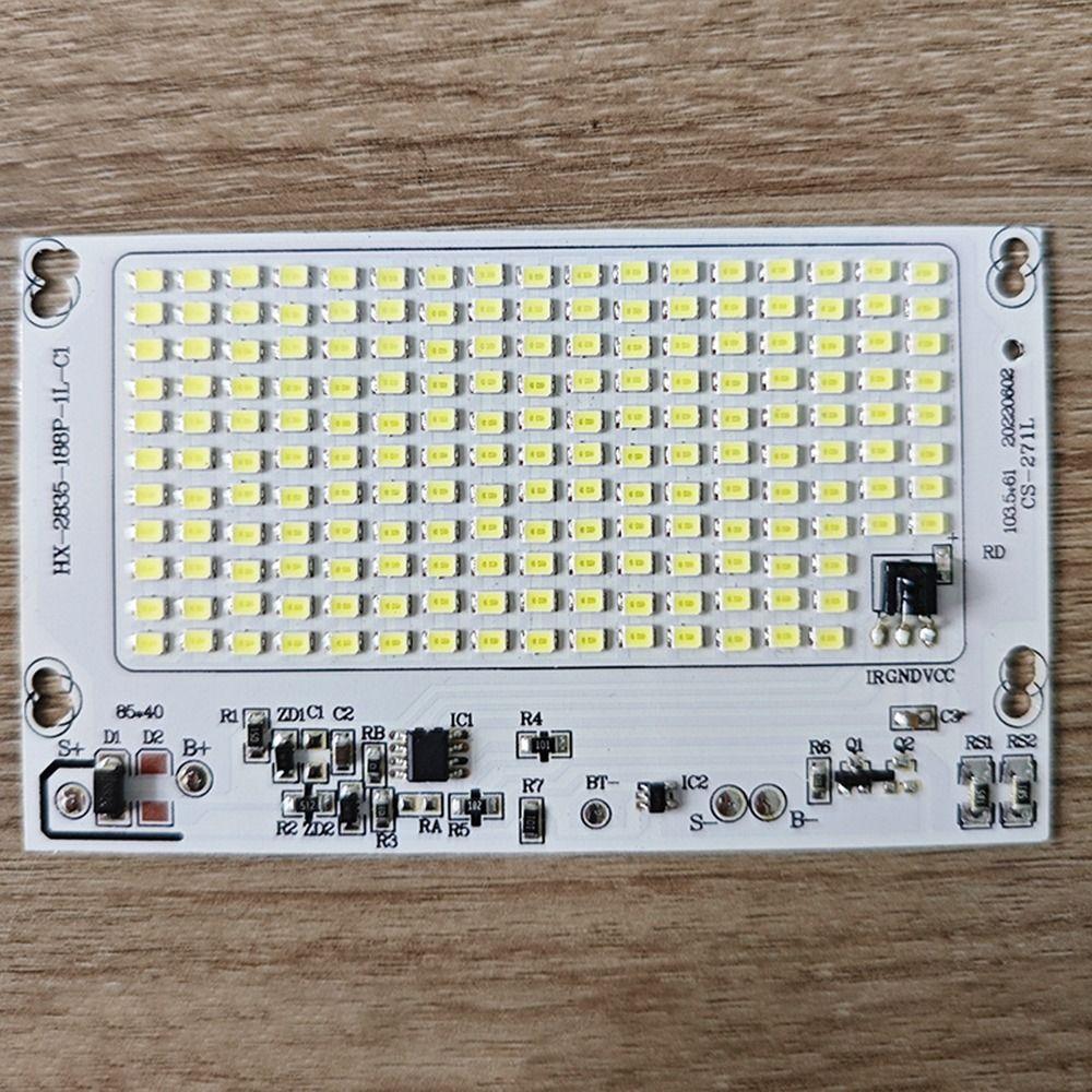 1Pcs 10W/15W/25W/40W/60W/100W LED Solar Light Board Smart IC Led Light  For Outdoor FloodLight