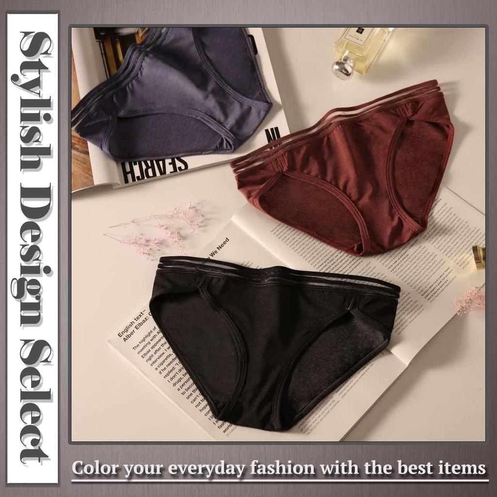 ONE LIMITATION PT080 Однотонные трусы женские (черный)