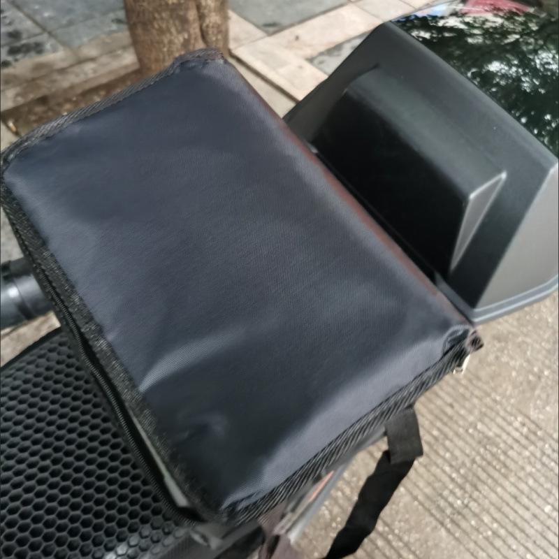 Черный термоизолированный бокс для доставки Meituan Waimai - Утолщенный, Водонепроницаемый, Для автомобиля