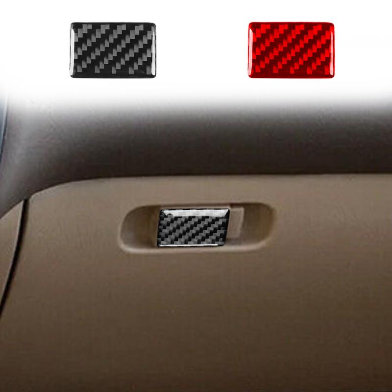 Для Honda Civic 2003-2005 Автомобильные аксессуары для салона Панель ручки для пассажира из углеродного волокна Накладка Наклейка Модификация