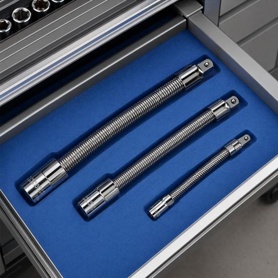 1/3 шт. Гибкий удлинитель вала 3/8" 1/4" 1/2" Приводной Гибкий удлинитель для торцевого ключа