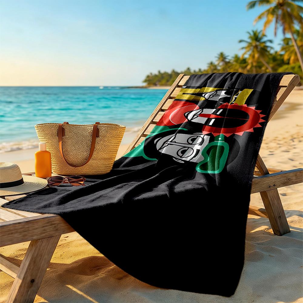 Incredibox Beach Towel Super Soft & Absorbent Comfortable Lightweight Perfect for Traveling Yoga Camping and Swimming