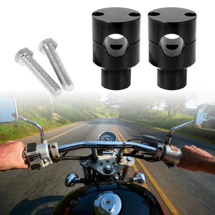 Easy Installation Adjustable Adapter Handlebar Risers Mount Clamps Fit for Motorcycles Dirt Pit Bike 22mm/25mm Aluminum