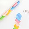 6pcs/lot Cute Paper Clips Kawaii Stationery Notebook Index Holder Journals Planner Clips Bookmarks for Book School Supplies