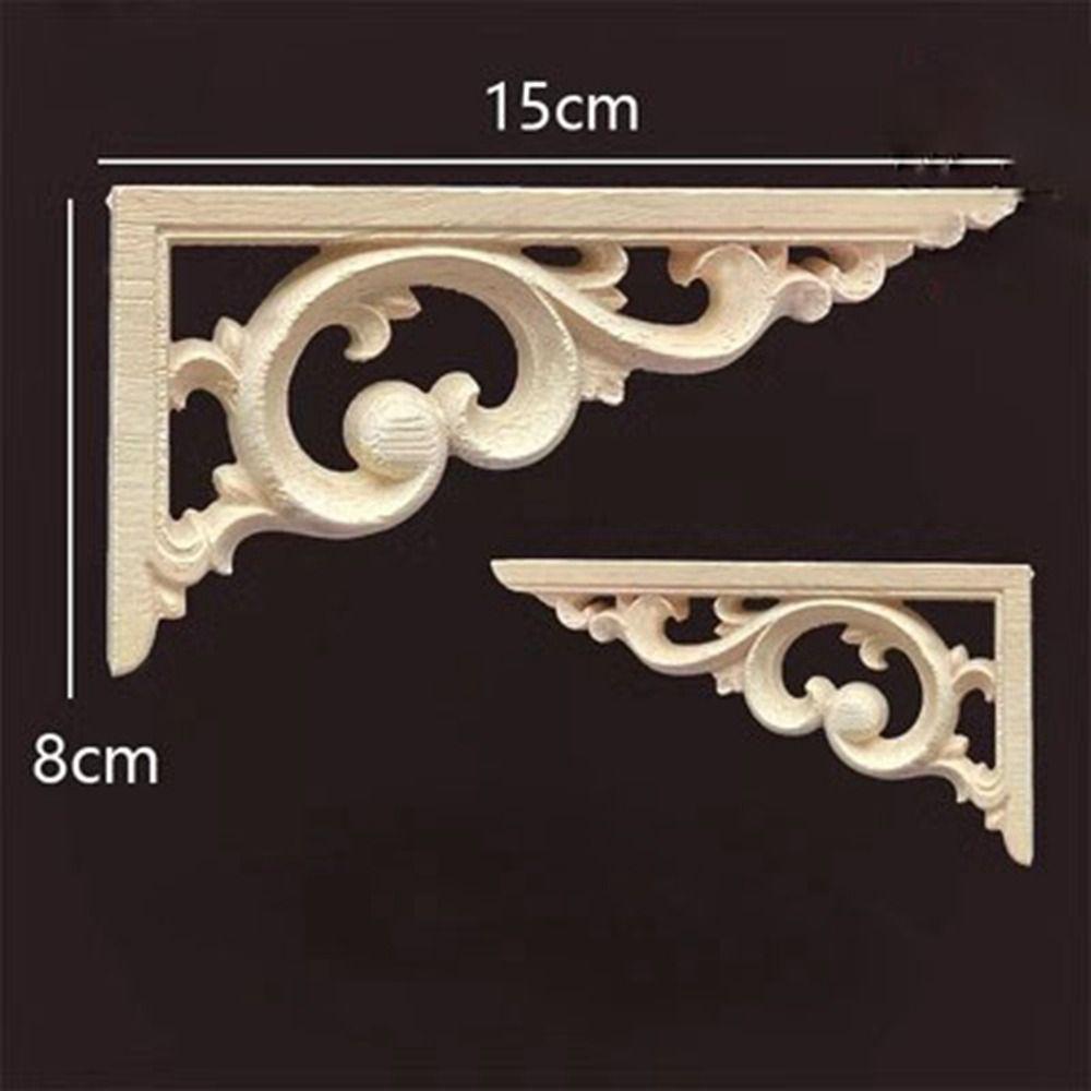 Уникальные резные поделки из дерева, угловые аппликации в разных стилях, рама, детали мебели, украшение стены, двери