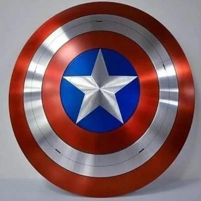 Реплика Щита Полноразмерный Коллекционный Щит Супергероя Высокого Качества круглый щит 60,96 см