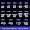 Transparent Disposable Round Takeaway Bowls