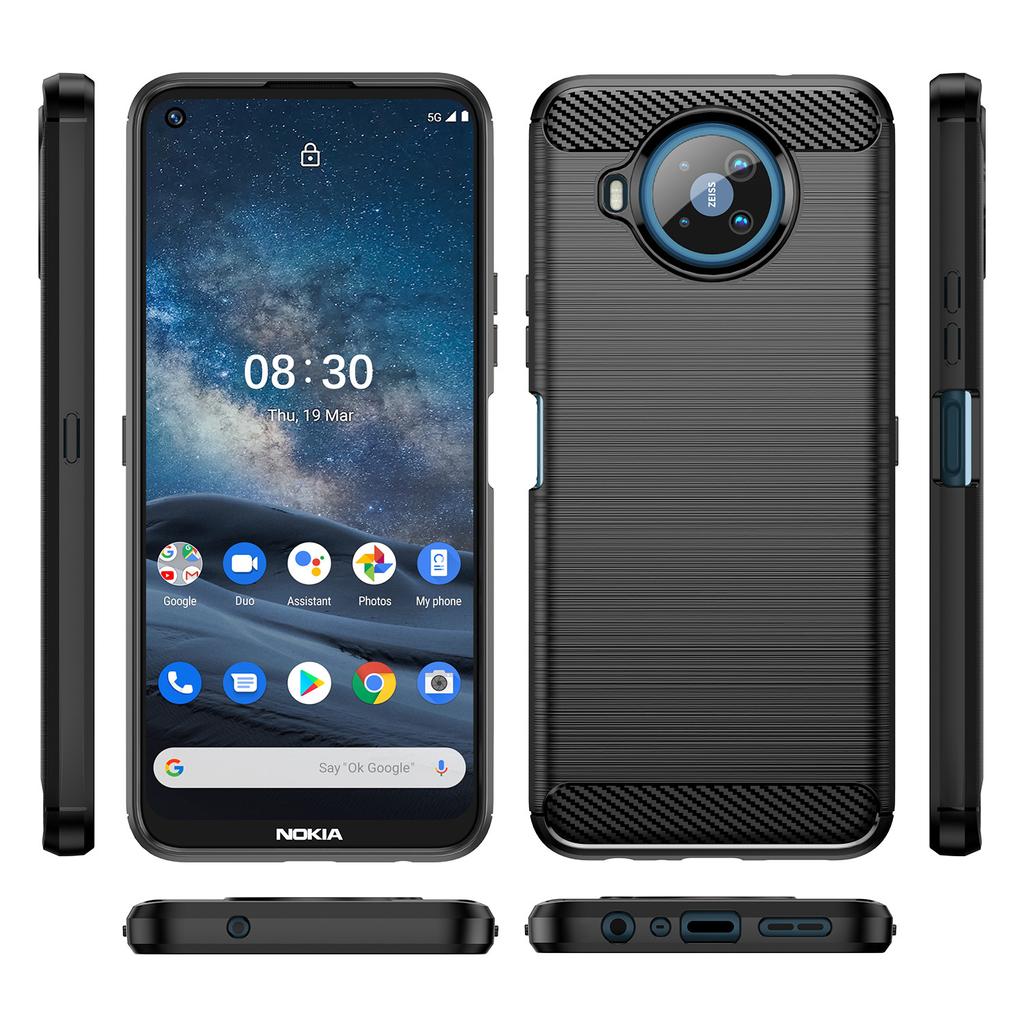 Для Nokia 8V 5G UW nokia8.3 5g мягкий матовый чехол роскошный чехол из углеродного волокна для nokia 8.3 5g силиконовые защитные чехлы Coque Fundas