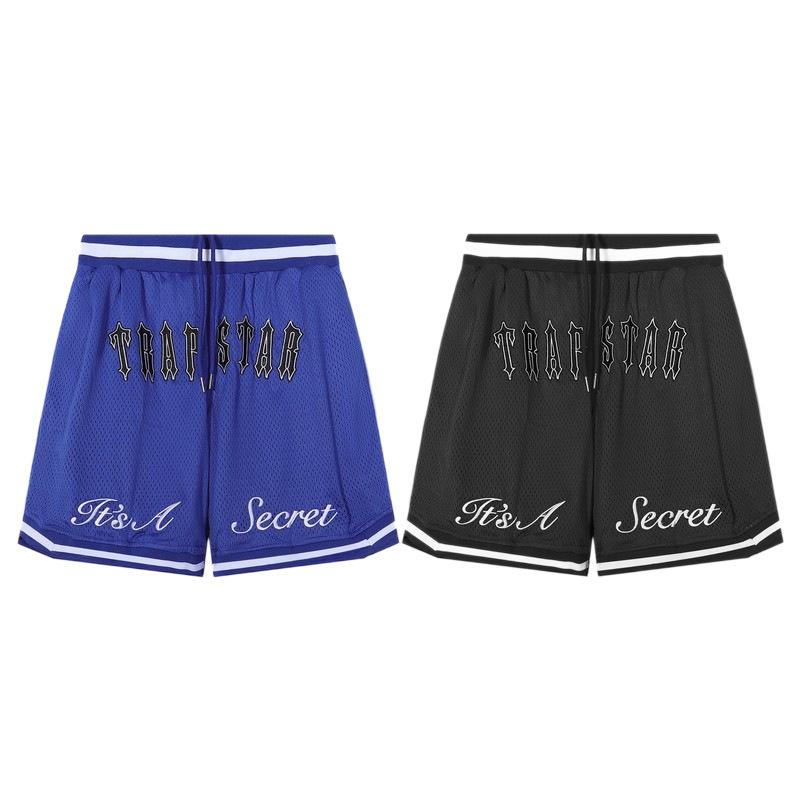 Trapstar Embroidered Alphabet Tank Shorts Set Summer Leisure Sports Two-piece Set