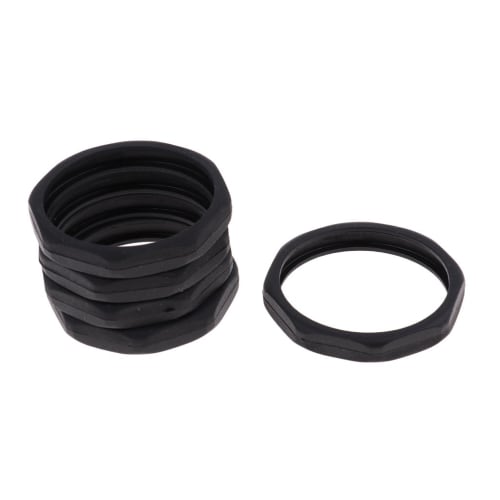 Perfk 5-Piece Microphone Slip Protective Rings, Microphone Accessories, Available In 3 Colors - Black