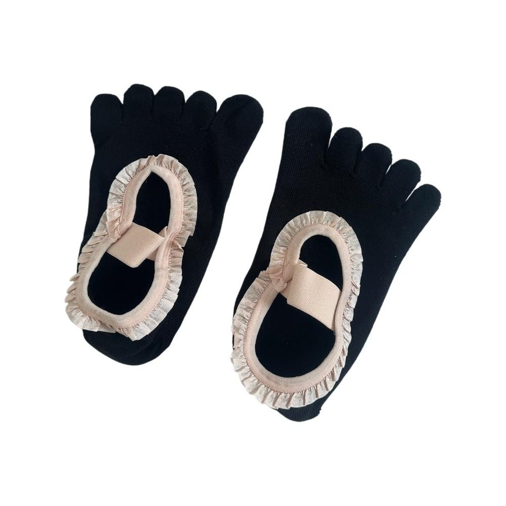 Soft Five Toes Pilates Sock Elastic Boat Socks Breathable Low-Ankle Socks Exercise