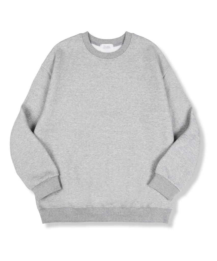 Серый двусторонний оверсайз свитшот Tee Glake Plain