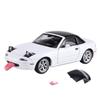 Миниатюрная 1/32 Mazda MX5 литая под давлением металлическая игрушечная модель автомобиля MX-5 звук и свет коллекция хобби подарки для детей мальчиков и детей