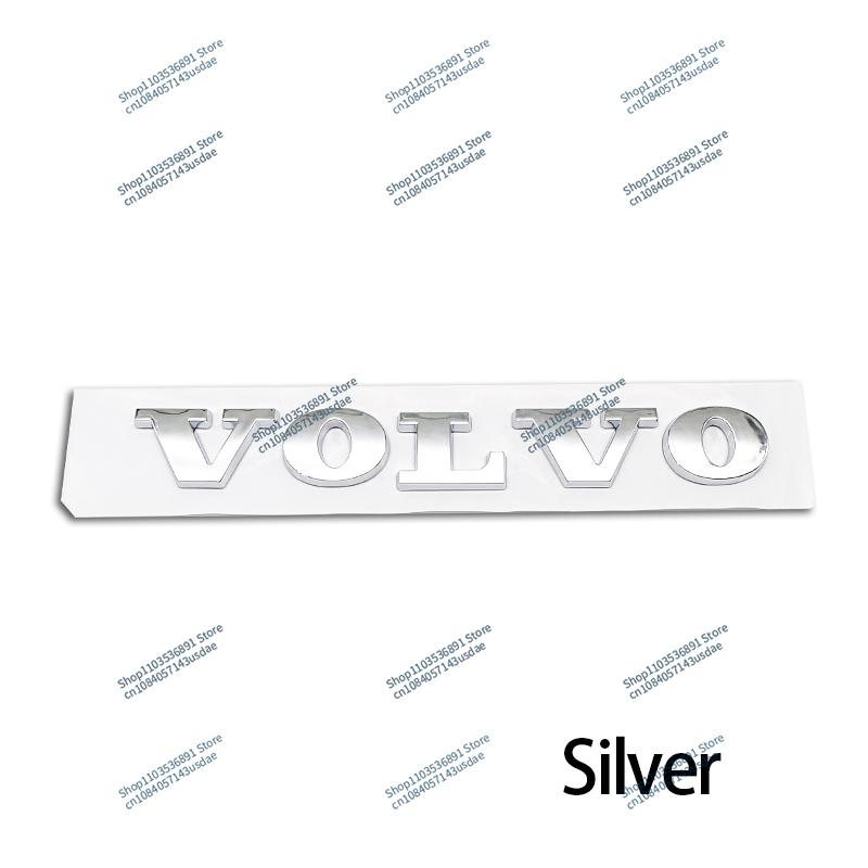 3D ABS Volvo Car Bonnet Letters Logo Badge Rear Trunk Emblem Sticker Accessories For CX40 CX60 CX90 V60 V40 S60 V70 XC70 B5 B6