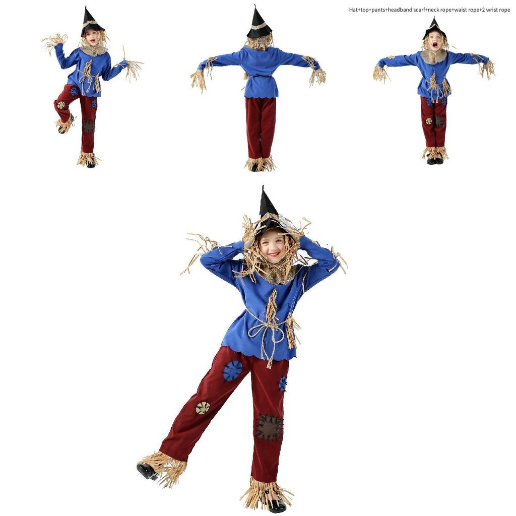 Хэллоуин Костюм Детский Косплей Волшебник Страны Оз Укротитель Львов Плюшевый Бархатный Для Детей