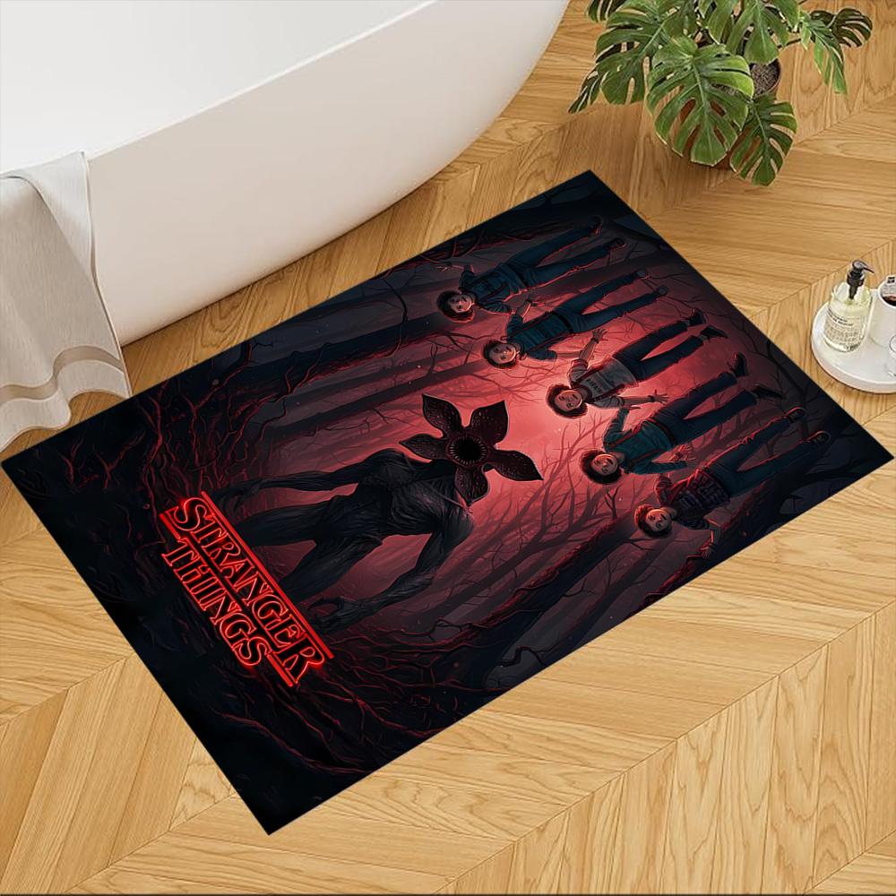 Stranger Things Area Rug Suitable for Bedrooms Entryway Decorate room Dining Room Antislip Carpet Decorate Offices