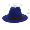 Мягкая фетровая шляпа с бахромой и поясом в британском стиле, джентльменский цилиндр для вечеринки, большой плоский полевой шерстяной термобелье в стиле джаз