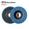 1pcs 125mm Metal Sanding Flap Discs Angle Grinder Wheels 40/ 60/80/120grit Flap Sanding Disc Angle Grinder Grinding Wheel