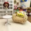 1:12 Dollhouse Miniature Sofa Chair Soft Single Sofa Double Sofa With Pillow Trendy Toys Doll Home Furniture Decor Toy