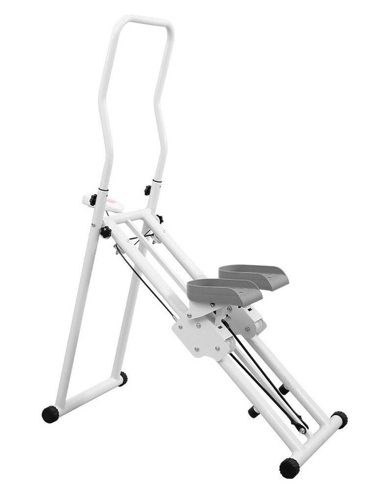 Multi-functional Home Stair Climber & Stationary Bike: Compact Fitness Equipment for Climbing and Cardio Workouts