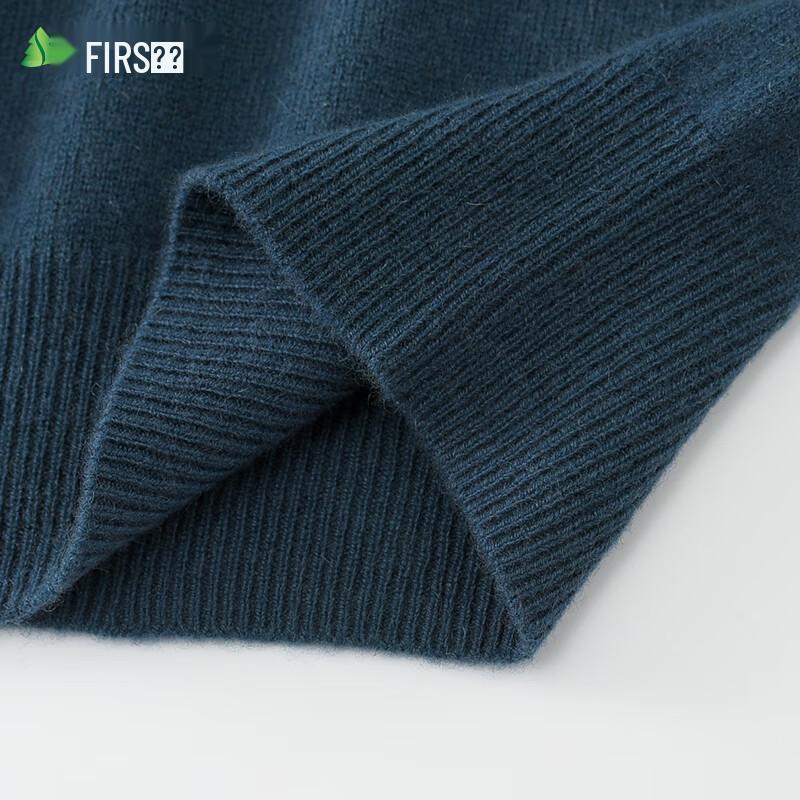 Мужской пуловер из чистого кашемира с воротником от Shanshan