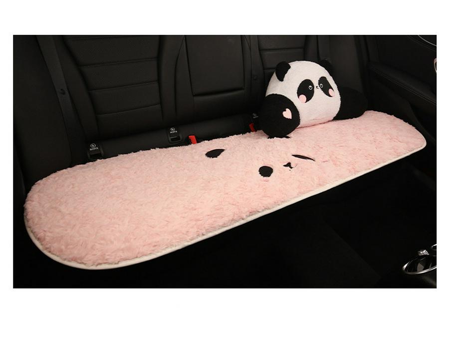 Зимняя плюшевая подушка на сиденье автомобиля Panda для Toyota bZ3, Corolla, RAV4, Rongfang, bZ5