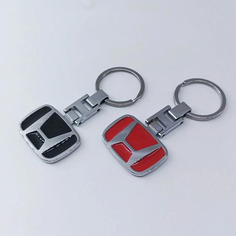 CPL1 1Pcs Car Logo Keychain Metal Key Rings Accessories For Honda Civic Fit Jazz Accord Pilot CRV Odyssey Passport City Shuttle HRV