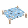 Wood Kitten Sleeping Bed Detachable Cat Bed Practical Pet Camp Bed  Living Space