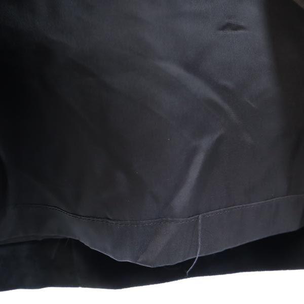 Balenciaga Сделано в Японии Однотонное платье с коротким рукавом, похожее на велюровое, 40, черное, женское, б/у