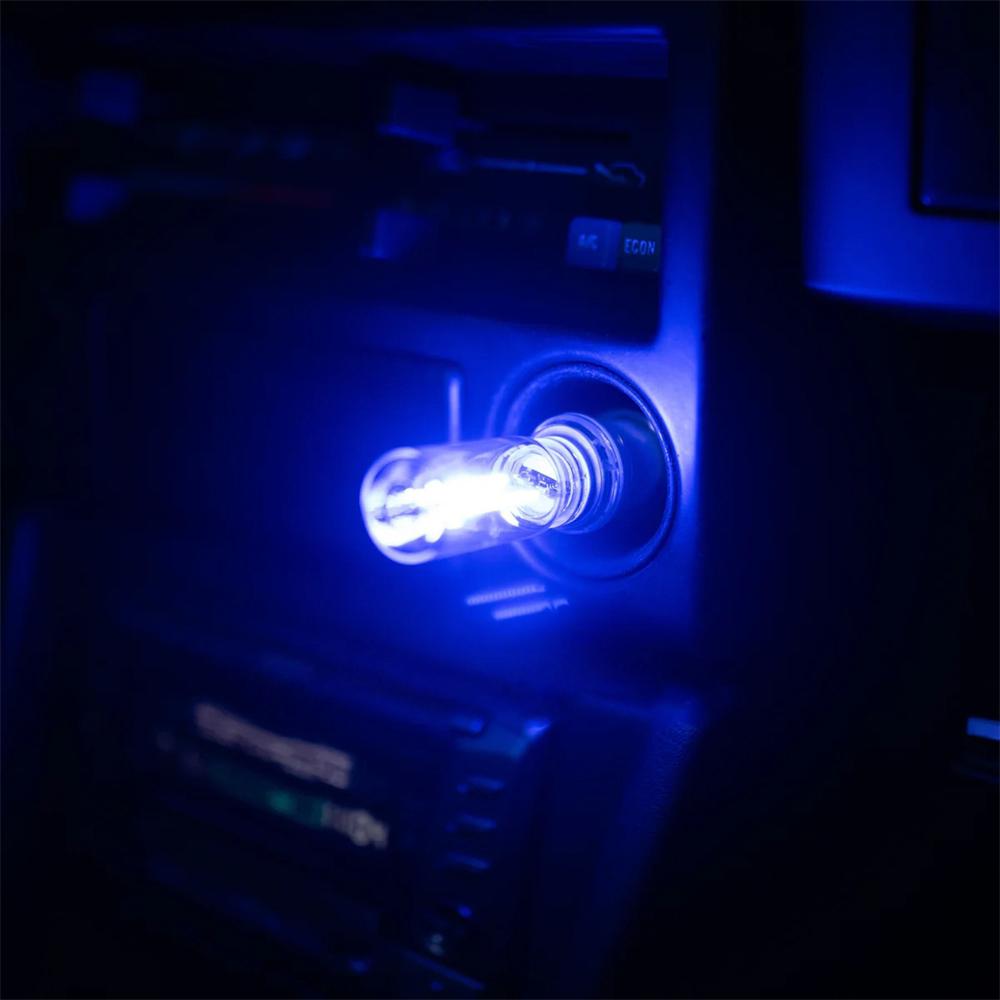 Автомобильная USB-лампа, атмосферное освещение салона, ретро-лампа настроения, стеклянная бутылка, беспроводное сенсорное светодиодное освещение салона автомобиля