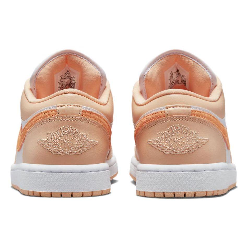 Женские кроссовки Air Jordan 1 Low Sunset Haze White Bright Citrus DC0774-801