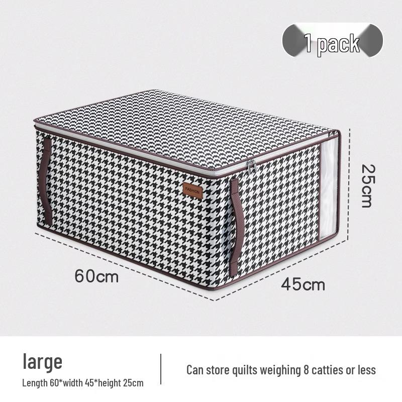 Большой прозрачный складной тканевый органайзер для гардероба - Корзина для хранения одеял и одежды повышенной вместимости