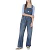 Levis Свободные джинсовые комбинезоны с прямыми штанинами Женские брюки Индиго 85315-0017