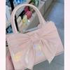 Сумка женская корейский стиль сказочный стиль бант портативная маленькая квадратная сумка одно плечо кроссбоди маленькая сумка Tide