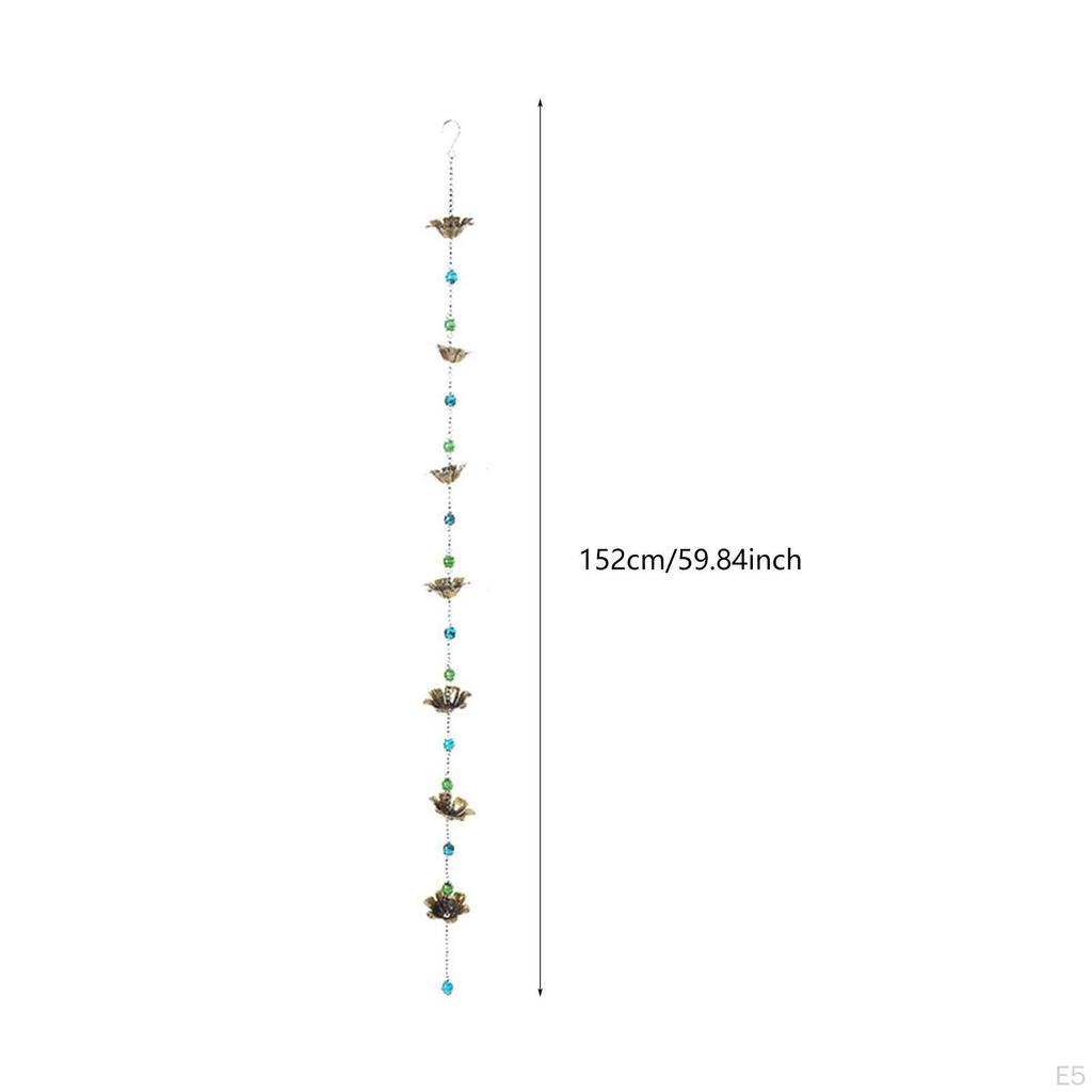Адаптер для водосточной трубы для системы дождевой цепи Уличное оборудование Металлический водоотвод Инструменты для сада