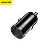 AWEI C-826 12W 2.4A Мини-телефон Автомобильное зарядное устройство Dual USB Быстрая зарядка Качественный чип Защитите телефон