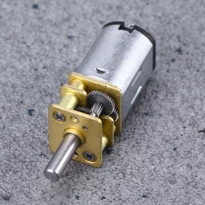 3V-6V DC Мотор-редуктор Жесткий Металл Короткий Вал Высокий Крутящий Момент 40 Н·см Низкий Уровень Шума Подходит для Автоматизированного Оборудования DC Мотор-редуктор