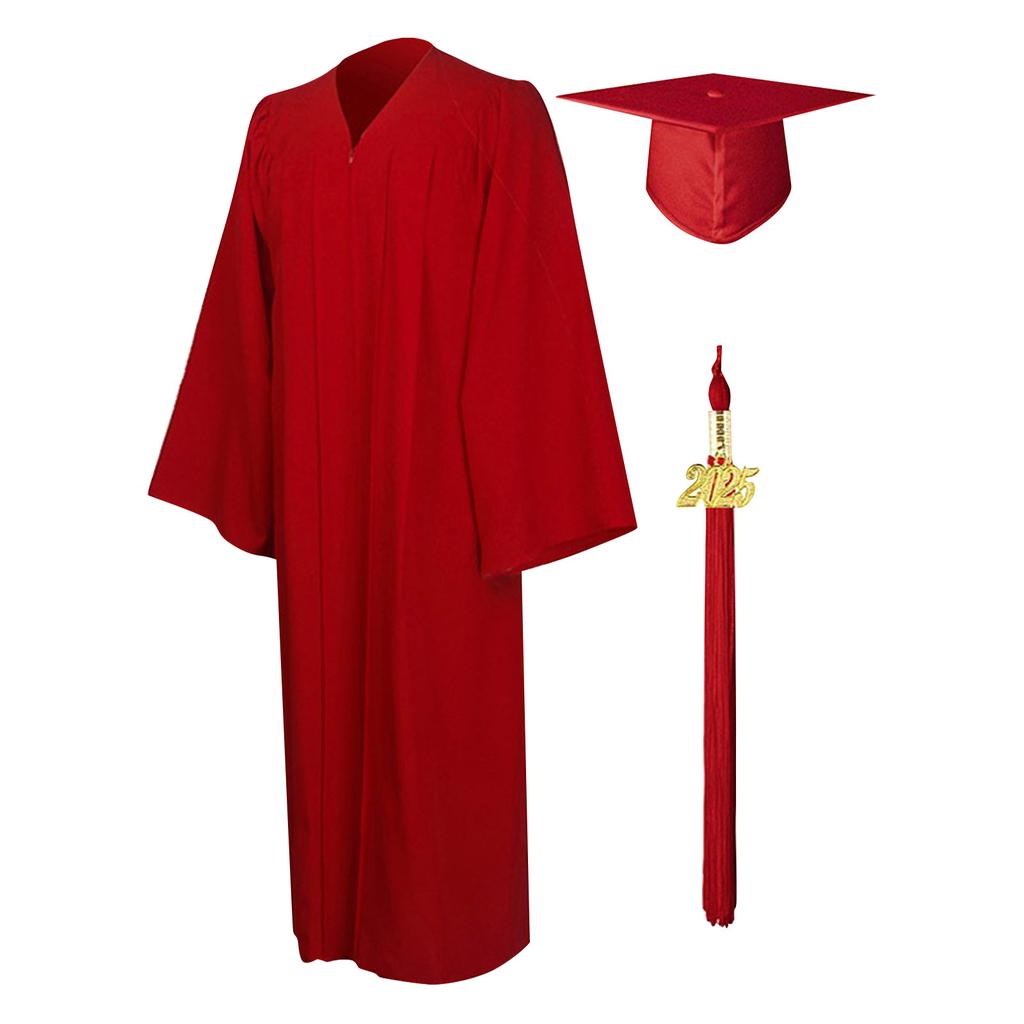 Комплект мантии бакалавра для взрослых однотонный, платье для выступления, выпускное платье, платье для бала
