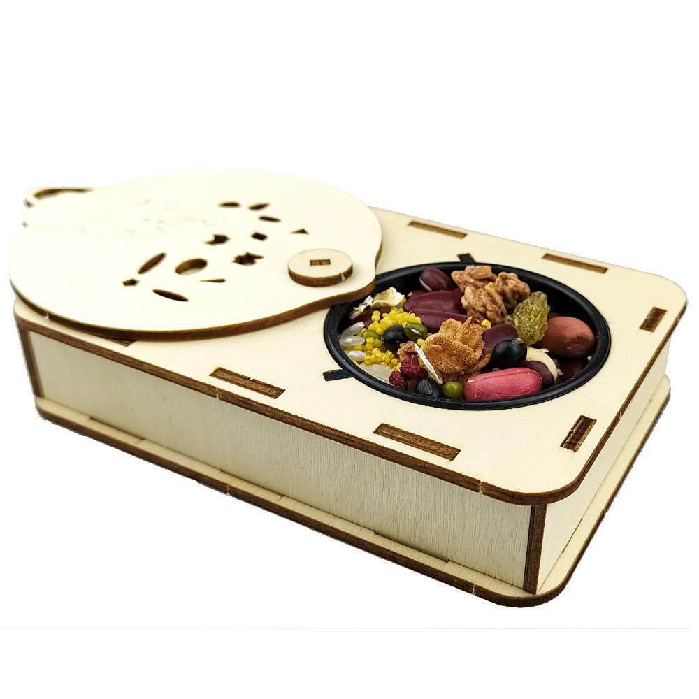 Деревянная миска для еды и развивающие игрушки для хомяков: Качели, дорожка для разбега, укрытие, тренировочная рама и лестница для подъема