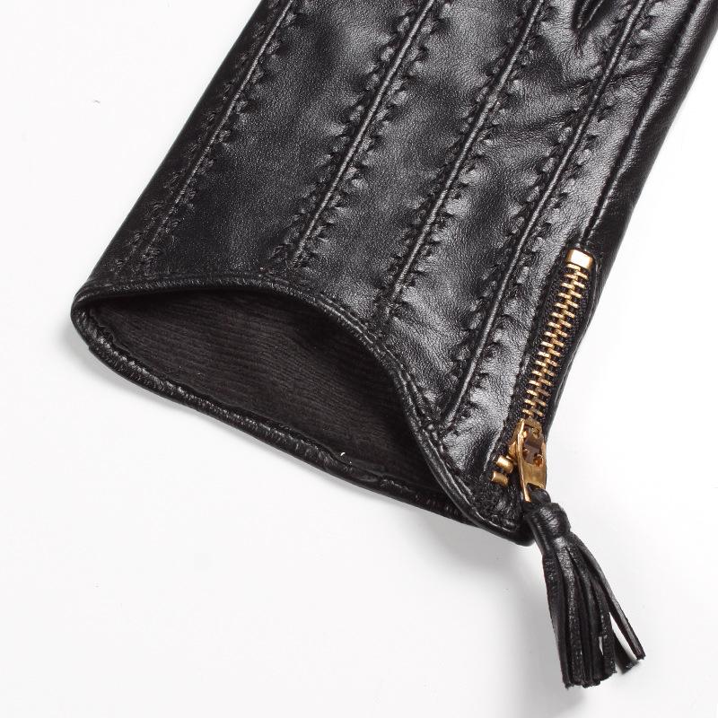 Женские кожаные перчатки Перчатки из натуральной кожи Женские перчатки для сенсорных экранов Черные танцевальные перчатки для девочек Черные танцевальные перчатки Женские кожаные перчаткиTouch