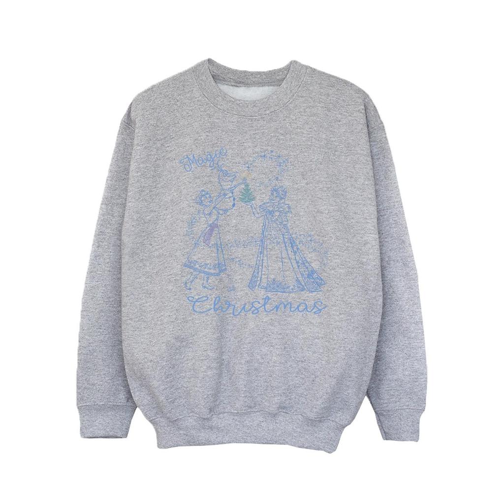 Disney Girls Frozen Magic Christmas Sweatshirt