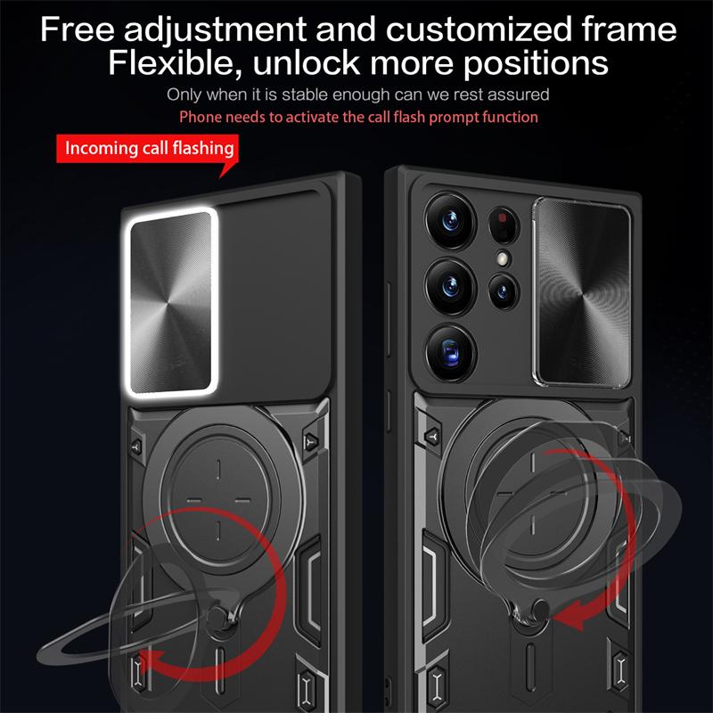Магнитный автомобильный держатель для Samsung Galaxy S24 S23 S22 S21 S20 Ultra Plus FE Противоударный бампер для Samsung Note 20 Ultra