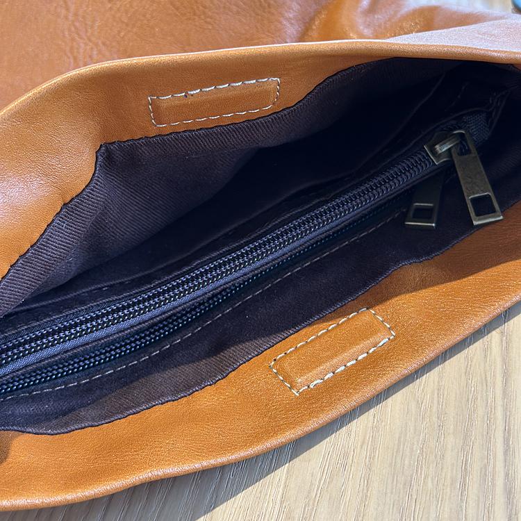 Johnature Simple Genuine Leather Bucket Bag Natural Real Cowhide Large Capacity Women's Shoulder & Crossbody Bags