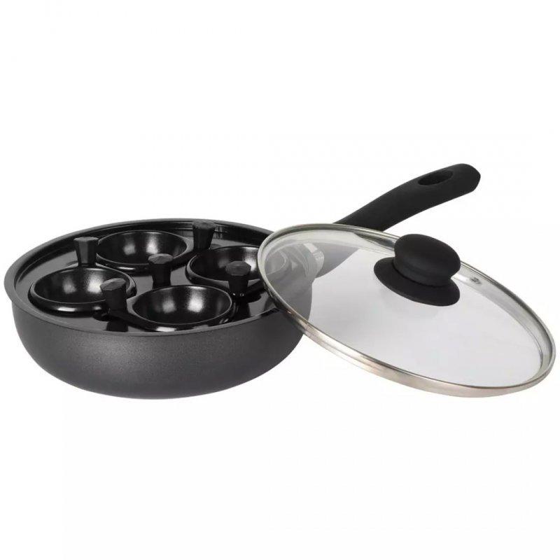 Patelnia 20Cm Z Wkładem Do Jajek Kinghoff Kh-1806