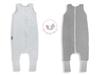 Reversible Sleeping Bag With Legs S (1-2 Years) Melange Grey