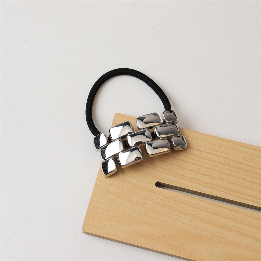 Блестящая веревка для волос из сплава: Износостойкий, красочный, стильный аксессуар для волос для женщин