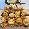 Twelve Zodiac Wood Carving Twelve Zodiac Wood Little Animal Model Office Desk Accessories