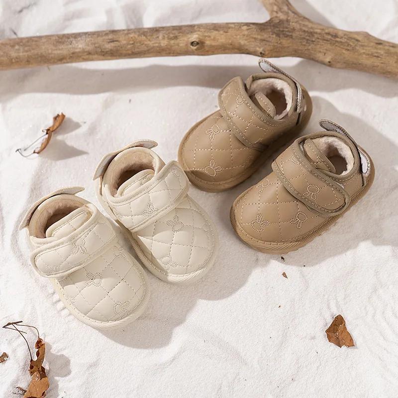 Модные детские повседневные ботинки Модные детские зимние ботинки для девочек Детские кроссовки Брендовые спортивные хлопковые туфли Детские кроссовки Короткие ботинки