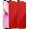 2 Pack Anti-Blue Privacy Tempered Glass for iPhone 13 Pro / 13 / iPhone 14 /iPhone 16e Anti-Spy Screen Protector Film Gradient Colorful 6.1 inch