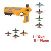 Игрушечная катапульта для запуска самолета, игрушечный самолет, самолет для детей, самолет, катапульта, пистолет, игра для стрельбы, спортивные игрушки на открытом воздухе